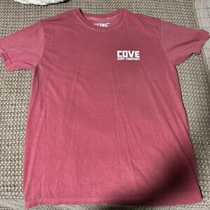 Cove Surf Company Red Short Sleeve Tee
